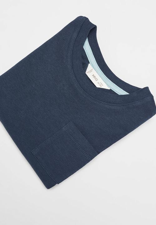 MANGO - T-shirt basic6 - navy