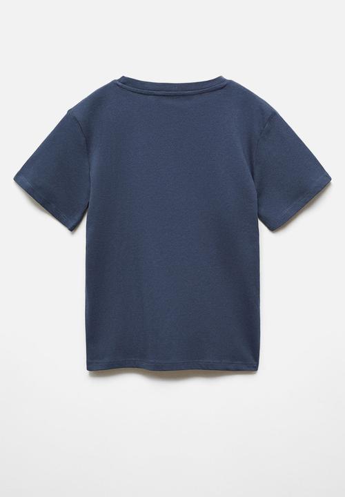 MANGO - T-shirt basic6 - navy