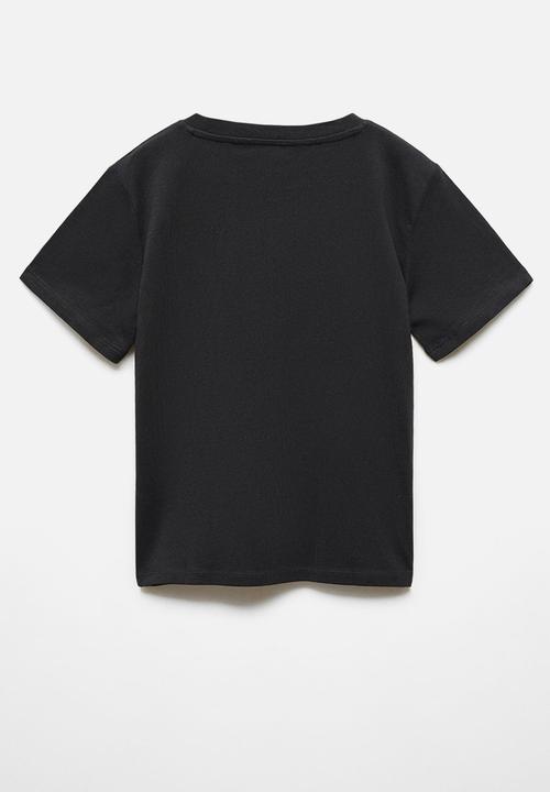 MANGO - T-shirt basic6 - black