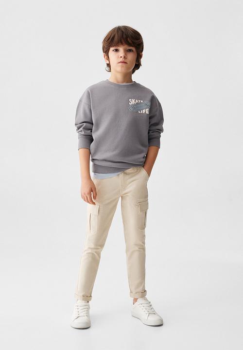 MANGO - Sweatshirt roll - grey