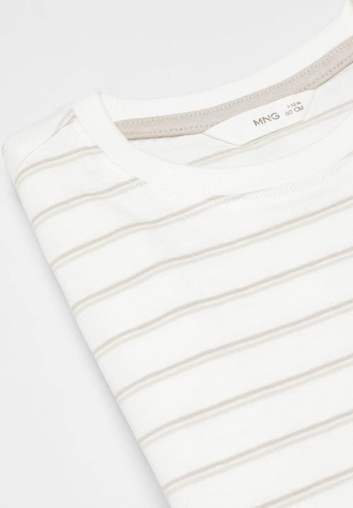 MANGO - T-shirt chip - sand