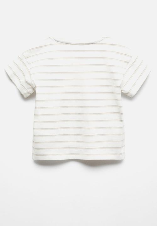 MANGO - T-shirt chip - sand