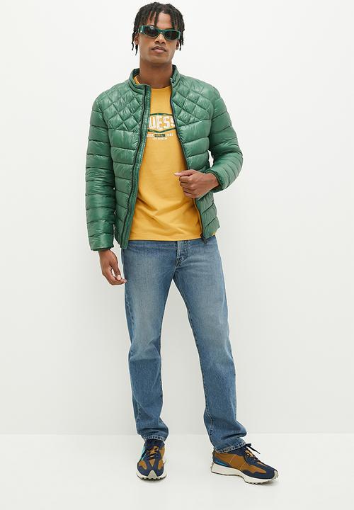 GUESS - Super light puffa jacket - urban sky