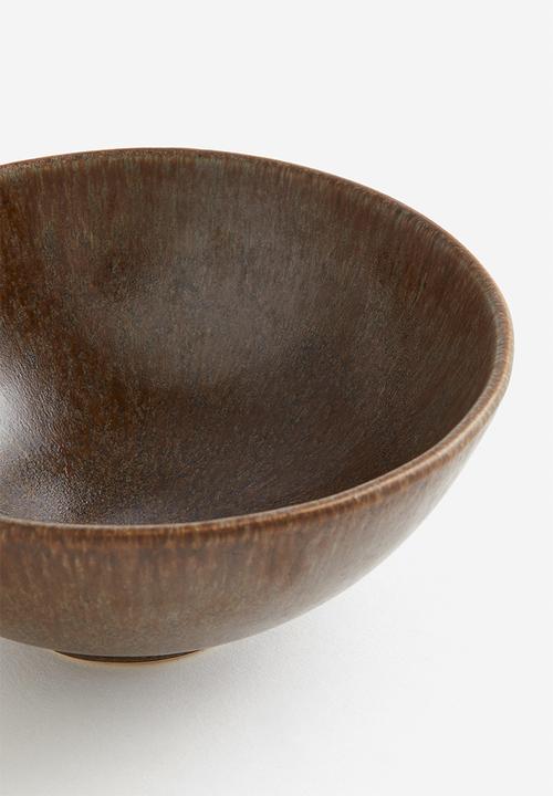 H&M - Stoneware bowl - dark brown