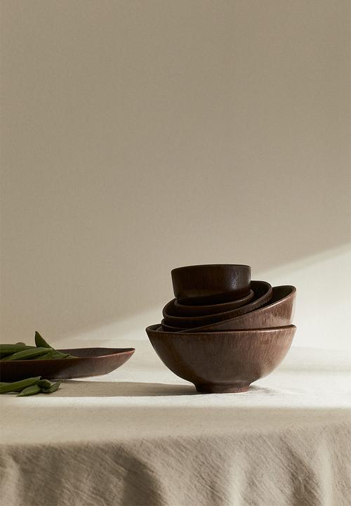 H&M - Stoneware bowl - dark brown