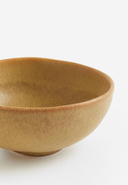 H&M - Small stoneware bowl - yellow