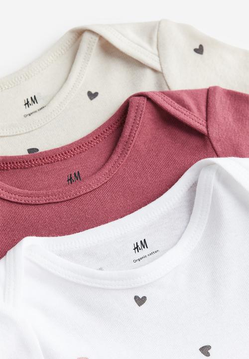 H&M - 5-Pack long sleeved bodysuits - multi