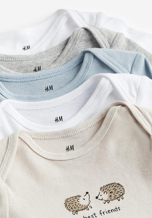 H&M - 5-Pack long-sleeved bodysuits - multi
