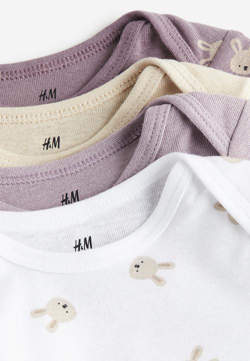 H&M - 5-Pack long-sleeved bodysuits - multi
