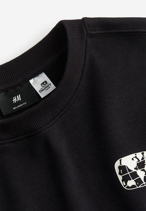 H&M - Loose fit sweatshirt - black the discovery channel 
