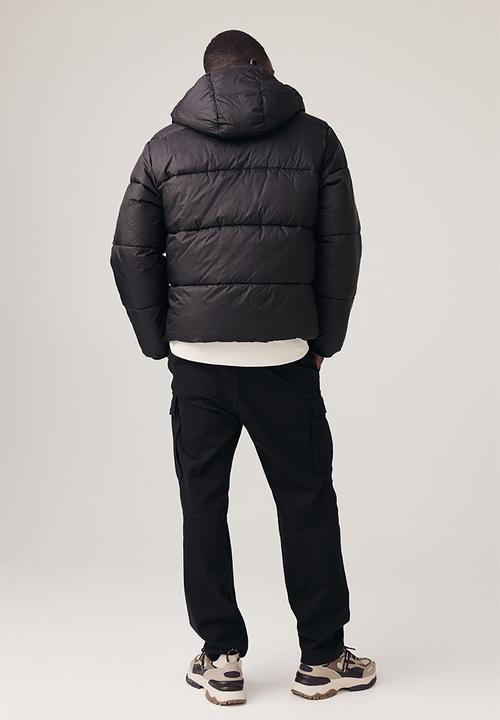 H&M - Loose fit water-repellent puffer jacket - black