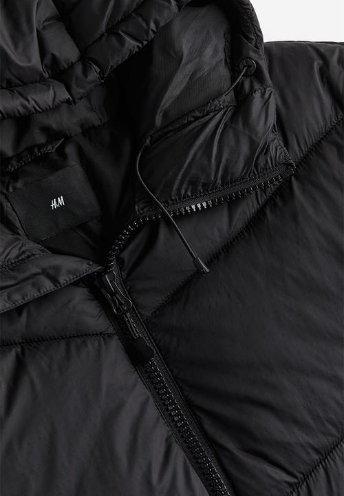 H&M - Loose fit water-repellent puffer jacket - black