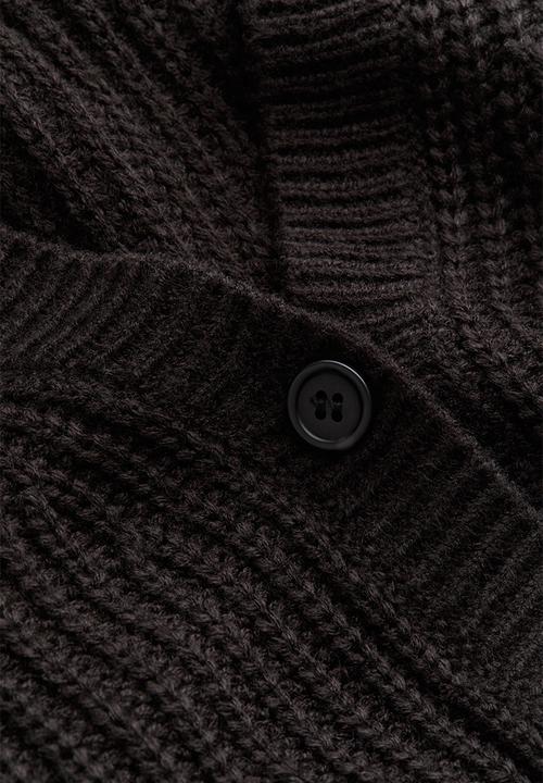 H&M - Balloon-sleeved cardigan - black