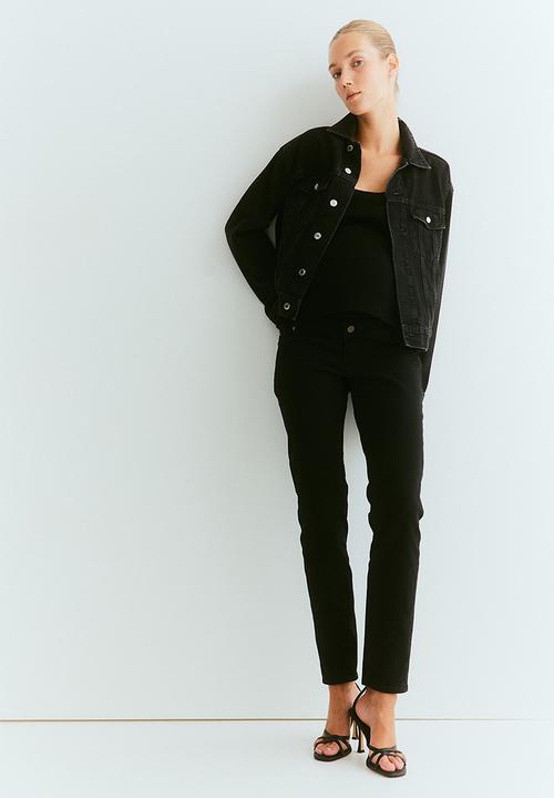H&M - Mama skinny jeans - black