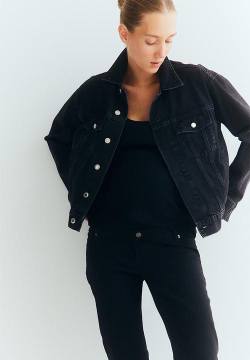 H&M - Mama skinny jeans - black