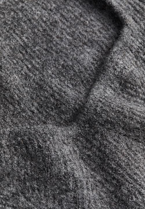 H&M - Rib-knit dress - dark grey marl 