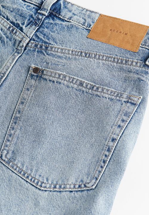 H&M - Wide ultra high jeans - denim blue