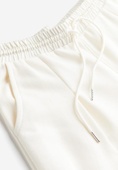 H&M - Pleat-detail joggers - cream
