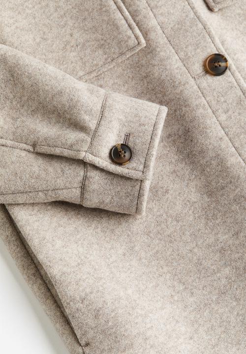 H&M - Shacket - beige marl
