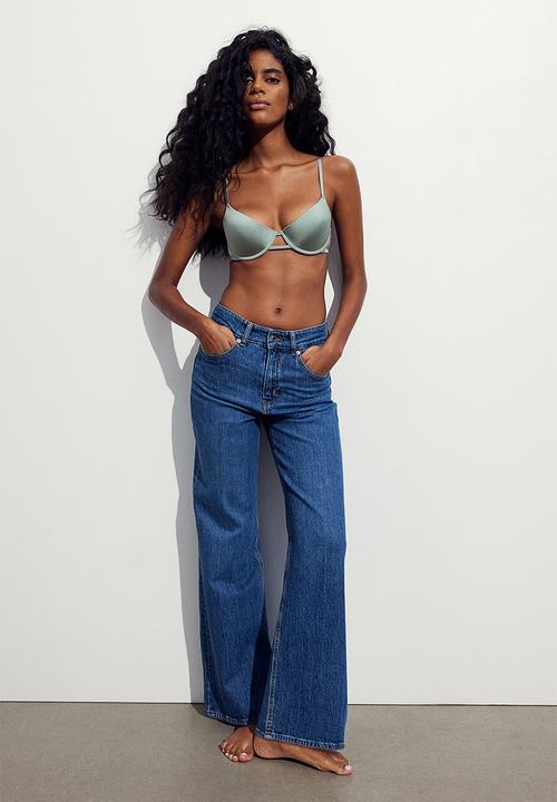H&M - Microfibre push-up bra - green