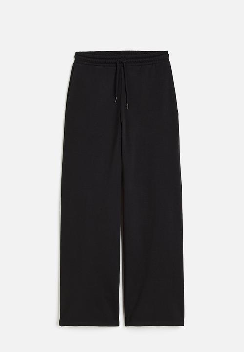 H&M - Wide joggers - black