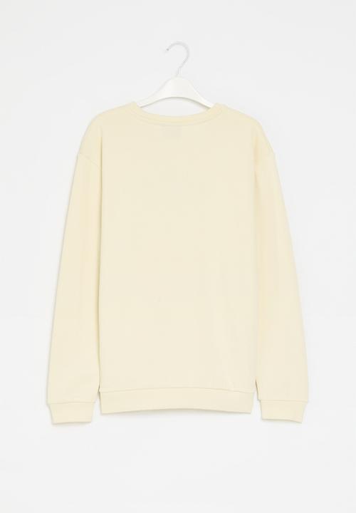 POLO - Girls daniella knit panel sweater - stone
