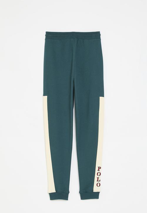 POLO - Boys kevin colour blocked jogger - teal