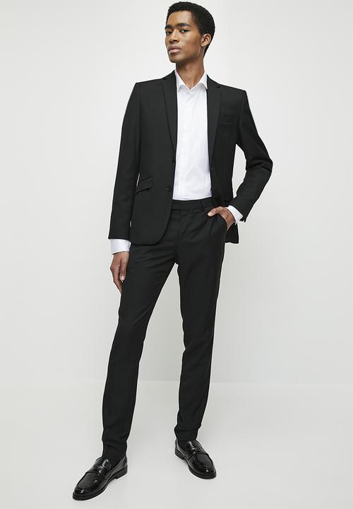Superbalist - Slim Cotton Satten Shirt - White