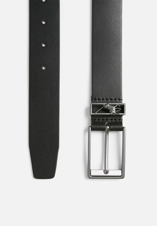POLO - Alonzo Leather Belt - Black