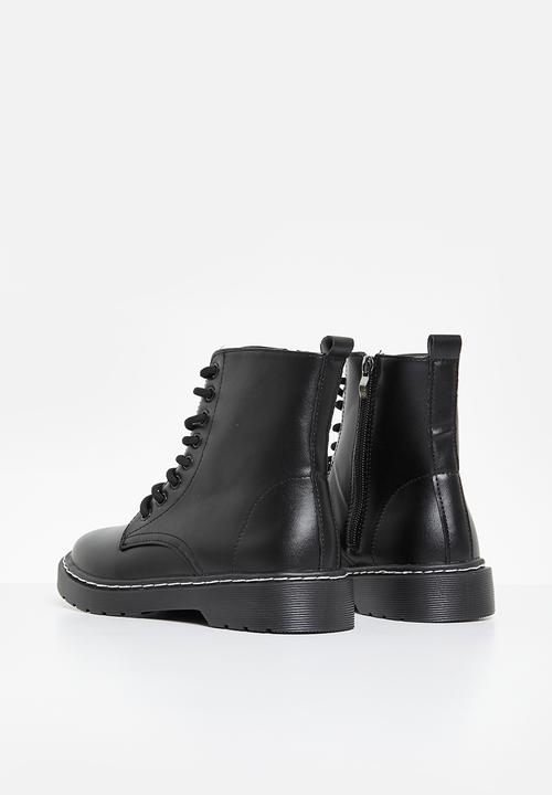 Pop Candy - Lace up boots - black