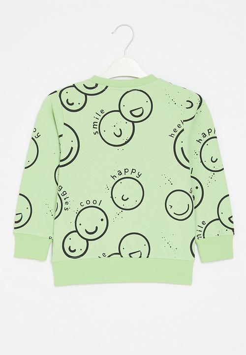 Pop Candy - Printed sweat top - green