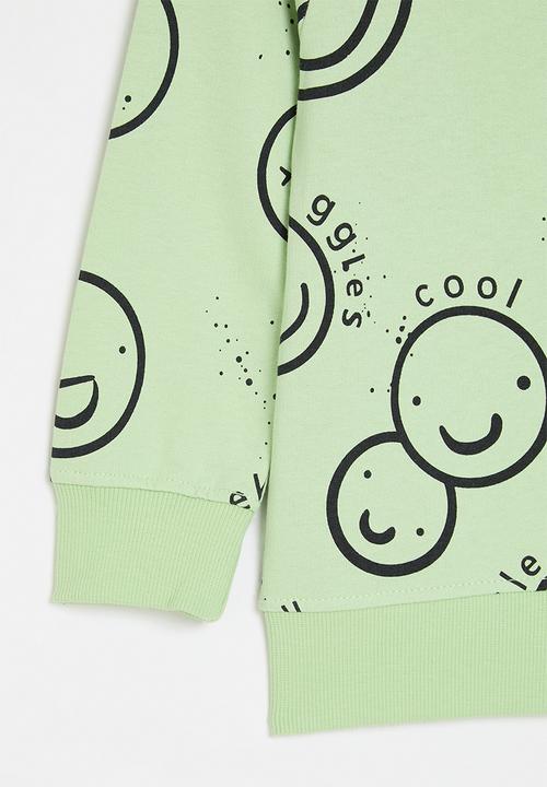 Pop Candy - Printed sweat top - green