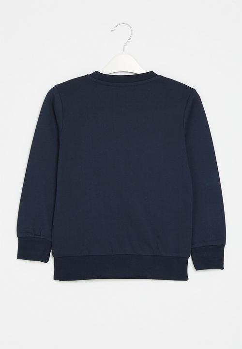 Pop Candy - Printed sweat top - navy blue