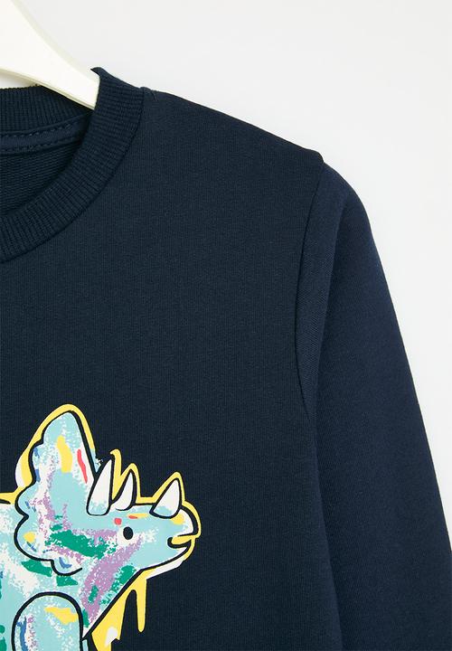 Pop Candy - Printed sweat top - navy blue