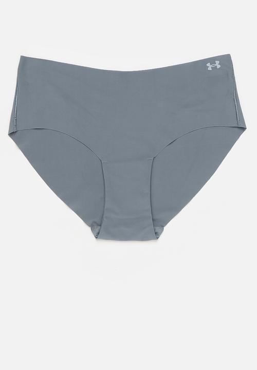 Under Armour - No show hipster solid 3 pack - blue 