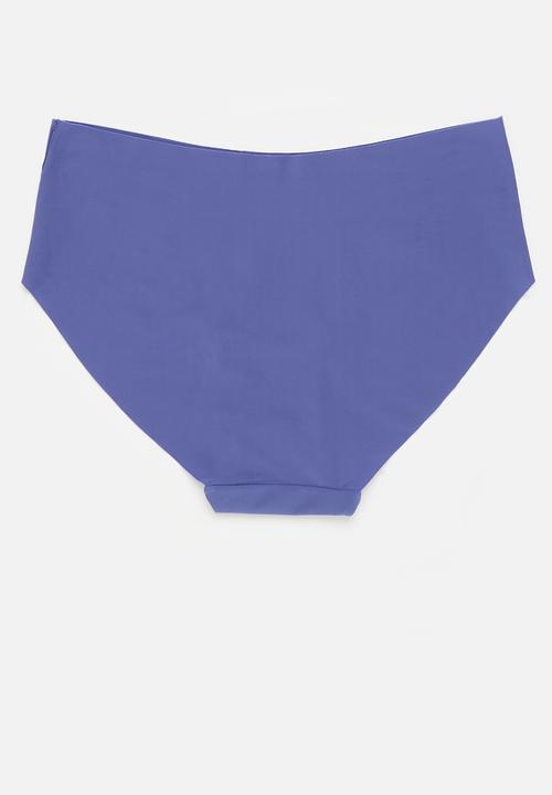 Under Armour - No show hipster solid 3 pack - blue 