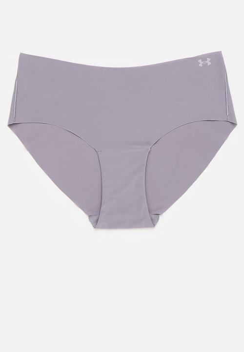 Under Armour - Underwear hipster No show hipster solid 3 pack - purple ace