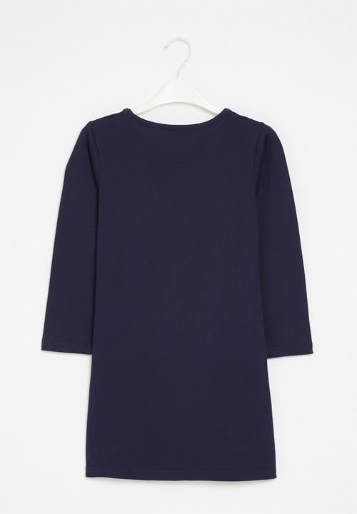 Pop Candy - Printed dress - navy