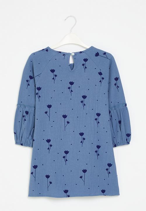 Pop Candy - Printed dress - blue