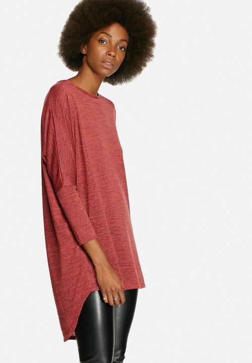 Influence. - Jersey Long Sleeves Tunic Top
