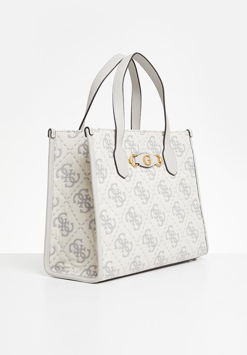 GUESS - Izzy 2 compartment tote - dove logo
