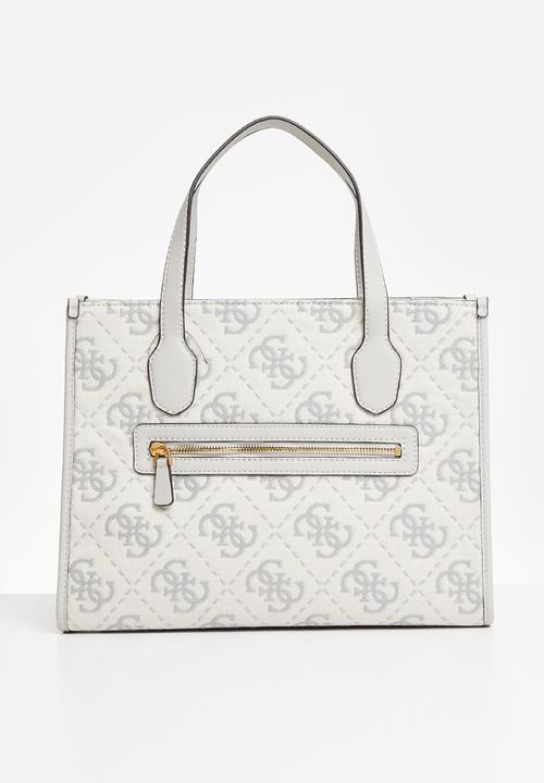 GUESS - Izzy 2 compartment tote - dove logo