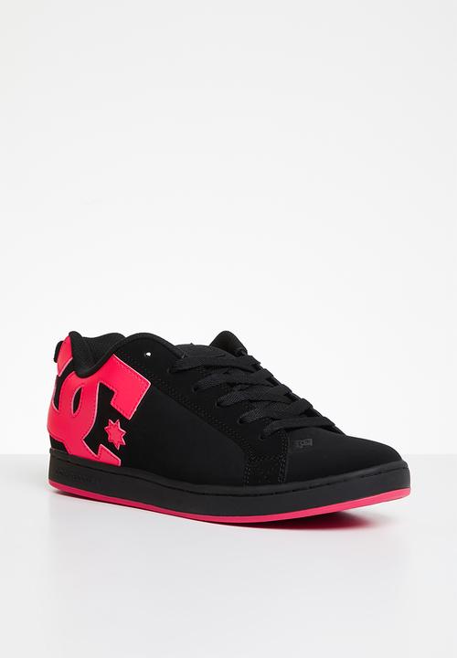 DC - Court graffik - black/hot pink