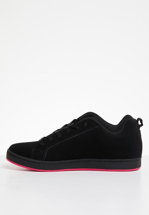 DC - Court graffik - black/hot pink
