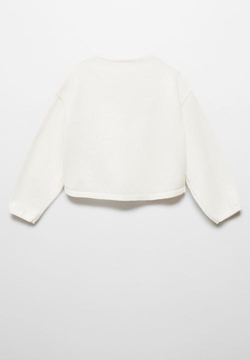 MANGO - Cardigan maiab - offwhite