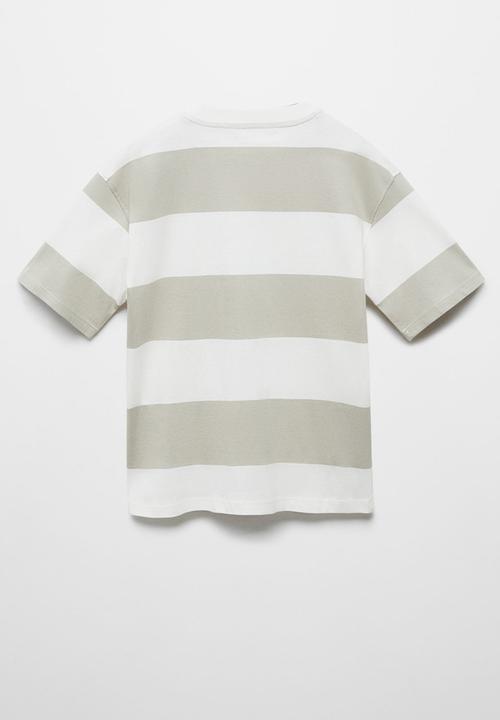 MANGO - T-shirt soder - khaki