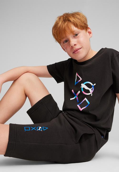 PUMA - Puma x playstation graphic tee - puma black