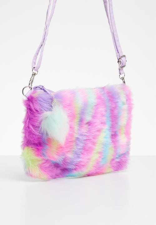 Pop Candy - Plush handbag - pink multi
