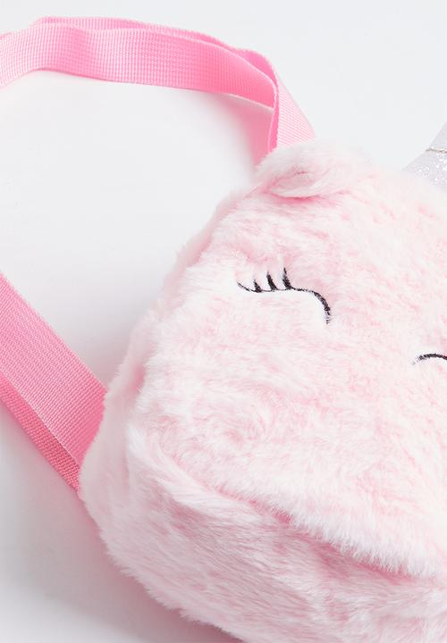 Pop Candy - Plush unicorn handbag - pink