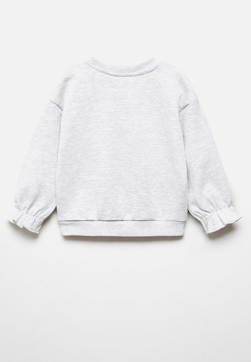 MANGO - Sweatshirt letri - light grey denim